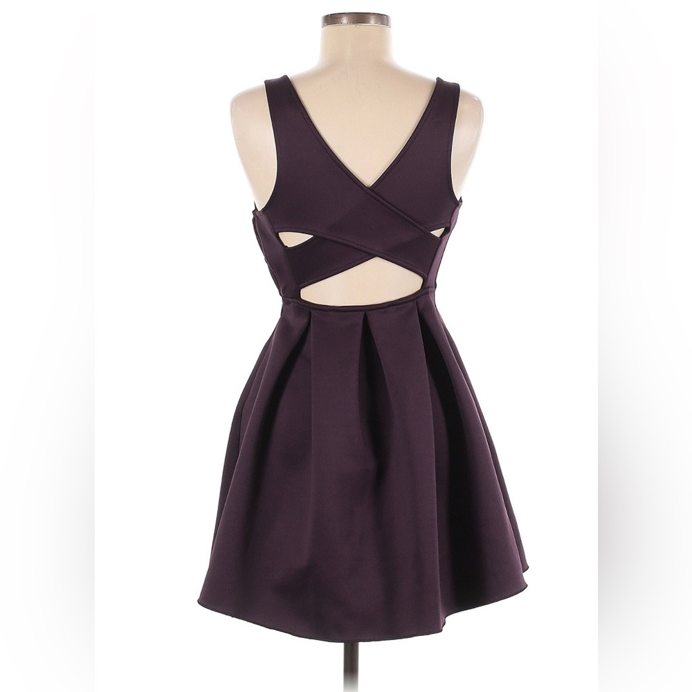 Express Elegant Purple Sleeveless Dress